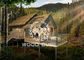 Prefab ξύλινο σπίτι δομών χάλυβα, καλό προκατασκευασμένο σπίτι δέντρων για το ξενοδοχείο