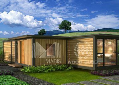 Quick Install Modern Prefab Homes 3 Bedrooms Type Sandwich Wall Panel Structure